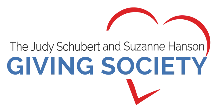 the Judy Schubert and Suzanne Hanson giving society logo