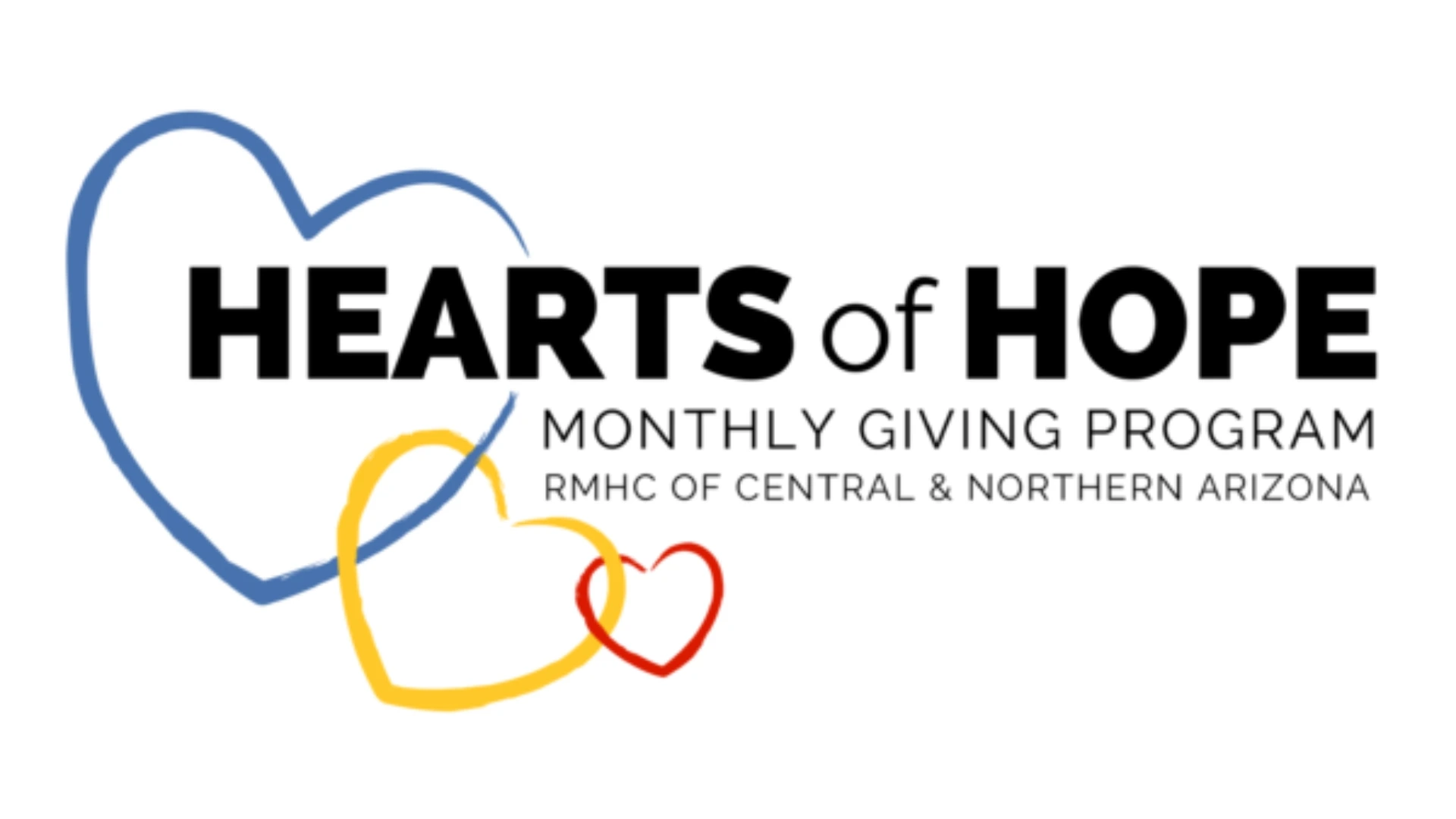 hearts of hope monthly giving program logo