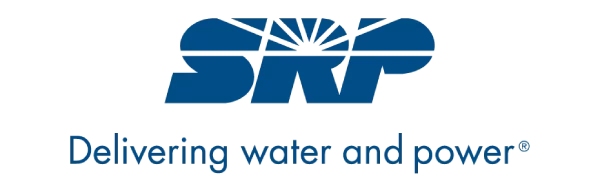 SRP Delivering water and power logo