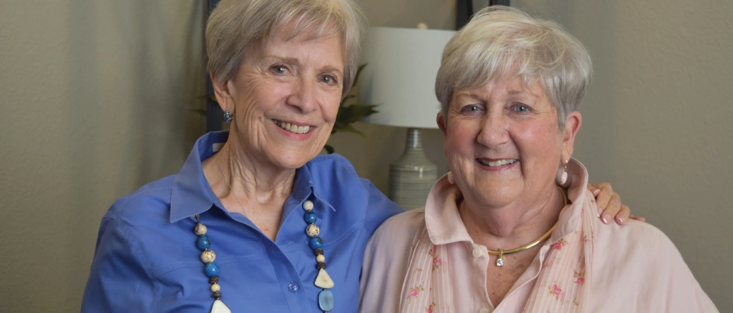 Judy Schubert and Suzanne Hanson founders of the giving society